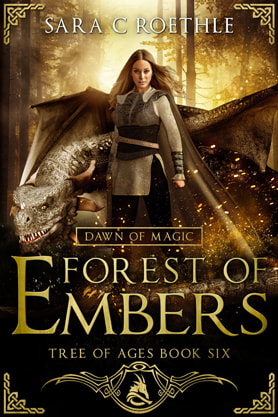 Epic Fantasy book cover design, ebook kindle amazon, Sara C Roethle, Embers