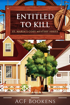 Cozy mystery book cover design, ebook kindle amazon, ACF Bookens, Kill