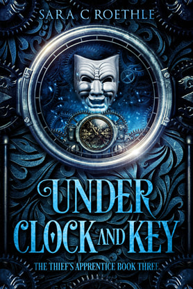 Steampunk book cover design, ebook kindle amazon, Sara C Roethle, Clock