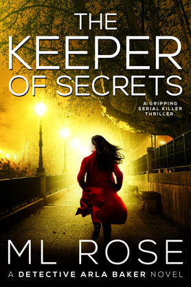 Thriller book cover design, ebook kindle amazon, ML Rose, Secrets