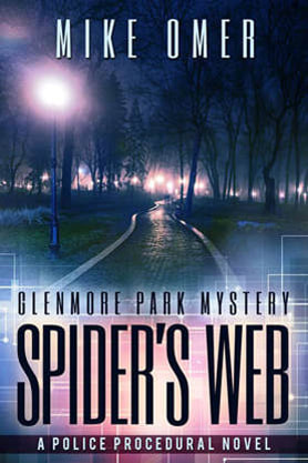 Thriller / Mystery Suspense book cover design, ebook kindle amazon, Mike Omer , Spider