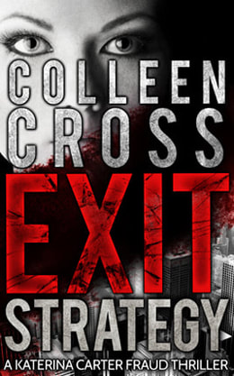 Mystery Suspense book cover design, ebook kindle amazon, Colleen Cross, Exit