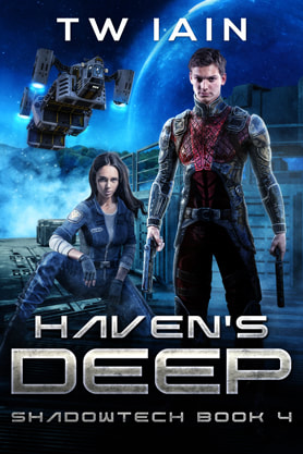 Science Fiction Fantasy book cover design, ebook kindle amazon, TW Iain, Havens deep