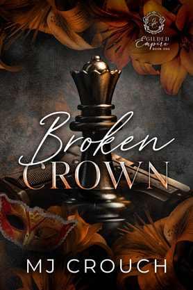 Contemporary Romance book cover design, ebook, kindle, Amazon, MJ Crouch, Broken Crown