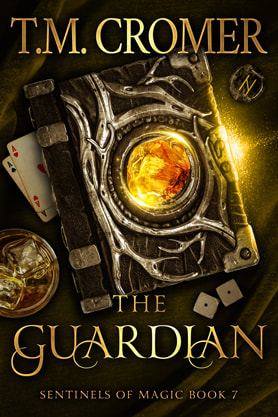 Fantasy book cover design, ebook kindle amazon, T.M. Cromer, The Guardian