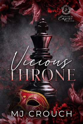 Contemporary Romance book cover design, ebook, kindle, Amazon, MJ Crouch, Vicious Throne