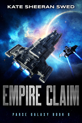 Science Fiction Fantasy book cover design, ebook kindle amazon, Kate Sheeran Swed, Empire claim