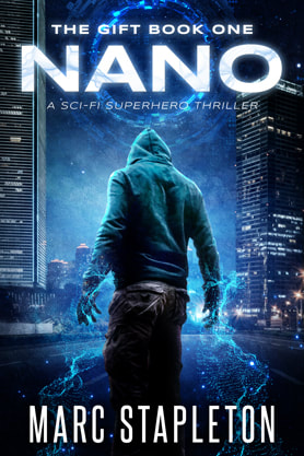 Science Fiction Fantasy book cover design , ebook kindle amazon, Marc Stapleton, NANO