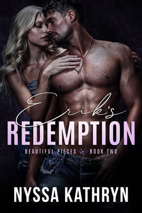 Contemporary Romance book cover design, ebook, kindle, Amazon, Nyssa Kathryn, Erik's Redemption