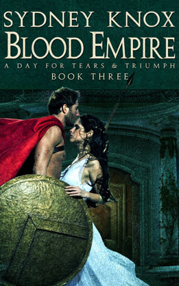 Historical Fiction book cover design, ebook kindle amazon, Sydney Knox, Blood Empire 3