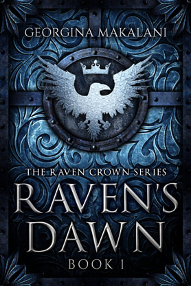  Fantasy book cover design, ebook kindle amazon, Georgina Makalani, Raven