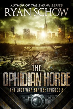 Post-Apocalyptic book cover design, ebook kindle amazon, Ryan Schow, Horde