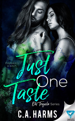 Contemporary New Adult Romance book cover design, ebook, kindle, amazon, C A Harms, Just One Taste