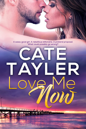 Contemporary Romance book cover design, ebook kindle amazon, Cate Tayler, Love Me Now