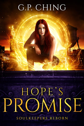  Urban Fantasy book cover design, ebook kindle amazon,G P Ching, Promise