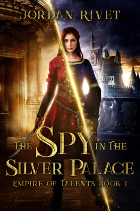 Fantasy romance book cover design, ebook kindle amazon,  Jordan Rivet , Spy
