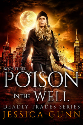 Urban Fantasy book cover design, ebook kindle amazon, Jessica Gunn, Poison