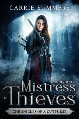 Epic Fantasy book cover design, ebook kindle amazon, Carrie Summers, Thieves