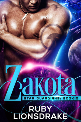 Science Fiction Romance book cover design, ebook kindle amazon, Ruby Lionsdrake, Zakota