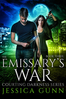 Urban Fantasy book cover design, ebook kindle amazon, Jessica Gunn, War
