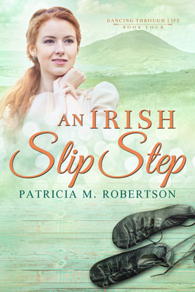 Contemporary Romance book cover design, ebook kindle amazon, Patricia M Robertson, An Irish Slip Step