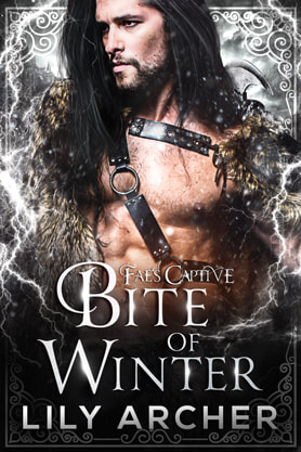 Paranormal romance book cover design, ebook kindle amazon, Lily Archer Bite of Winter
