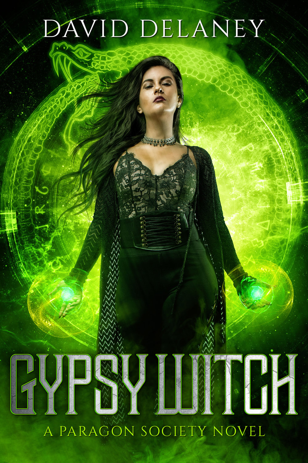 Urban Fantasy book cover design, ebook kindle amazon, David Delaney, Gypsy witch