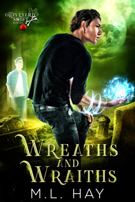 Urban Fantasy book cover design, ebook kindle amazon, M L Hay, Wraiths