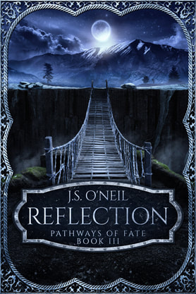 Epic fantasy book cover design, ebook kindle amazon, J S O Neil, Reflection