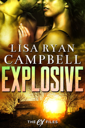 Romantic Suspense book cover design, ebook kindle amazon, Lisa Ryan Campbell, Explosive