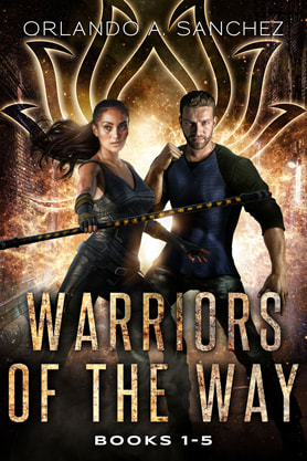 Urban Fantasy book cover design, ebook kindle amazon, Orlando A. Sanchez, Warriors