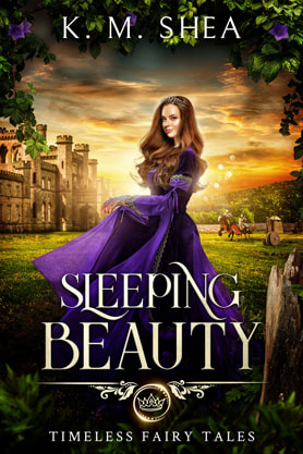 Young Adult Fantasy book cover design, ebook kindle amazon, K M Shea, Sleeping