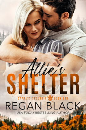 Contemporary Romance book cover design, ebook, kindle, Amazon, regan Black, Allie's shelter
