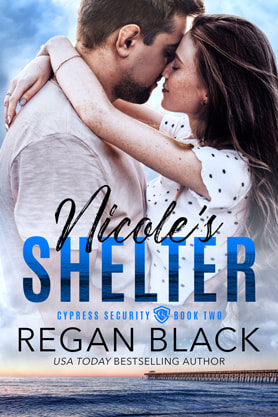 Contemporary Romance book cover design, ebook, kindle, Amazon, Regan Black, nicole's shelter