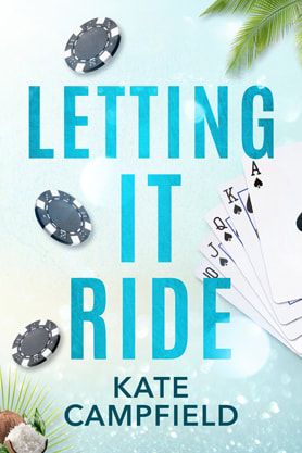 Contemporary Romance book cover design, ebook, kindle, Amazon, Kate Campfield, Letting it Ride