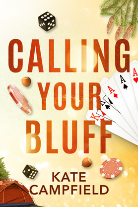 Contemporary Romance book cover design, ebook, kindle, Amazon, Kate Campfield, Calling your bluff