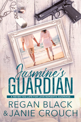 Contemporary Romance book cover design, ebook, kindle, Amazon, Regan Black, Janie Crouch, Jasmine's Guardian