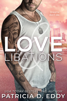 Contemporary Romance book cover design, ebook kindle amazon, Patricia D Eddy, Love&Libations
