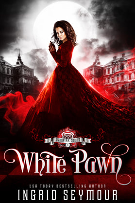 Paranormal romance book cover design, ebook kindle amazon, Ingrid Seymour, Pawn