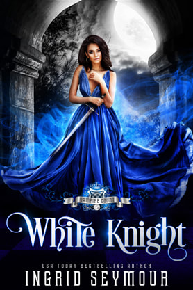 Paranormal romance book cover design, ebook kindle amazon, Ingrid Seymour, Knight