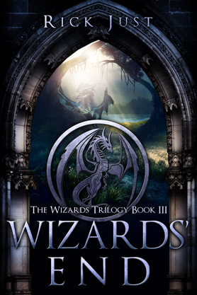 Epic fantasy book cover design, ebook kindle amazon, Rick Just, Wizards